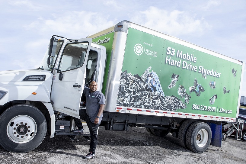 S3 shredder truck